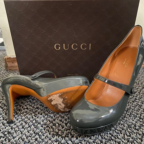 Gucci Mary Jane Patent Leather Heels - Picture 3 of 9